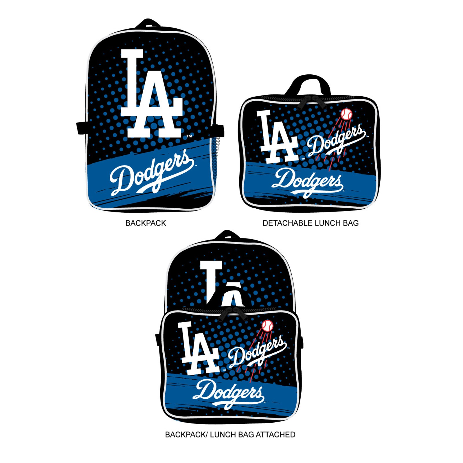 Los Angeles Dodgers MOJO 백팩 & 런치 박스 2종 세트 상세 이미지 2