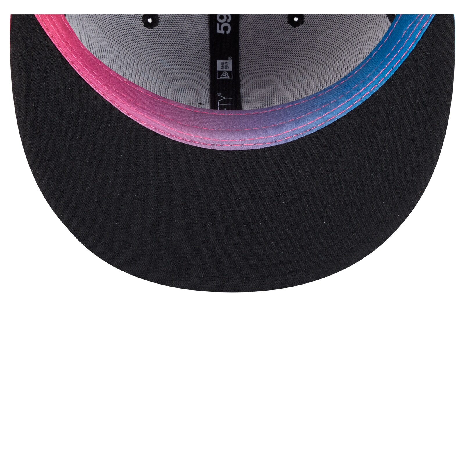 남성용 마이애미 말린스 New Era 블랙/핑크 2025 시티 커넥트 59FIFTY 피티드 모자 상세 이미지 6