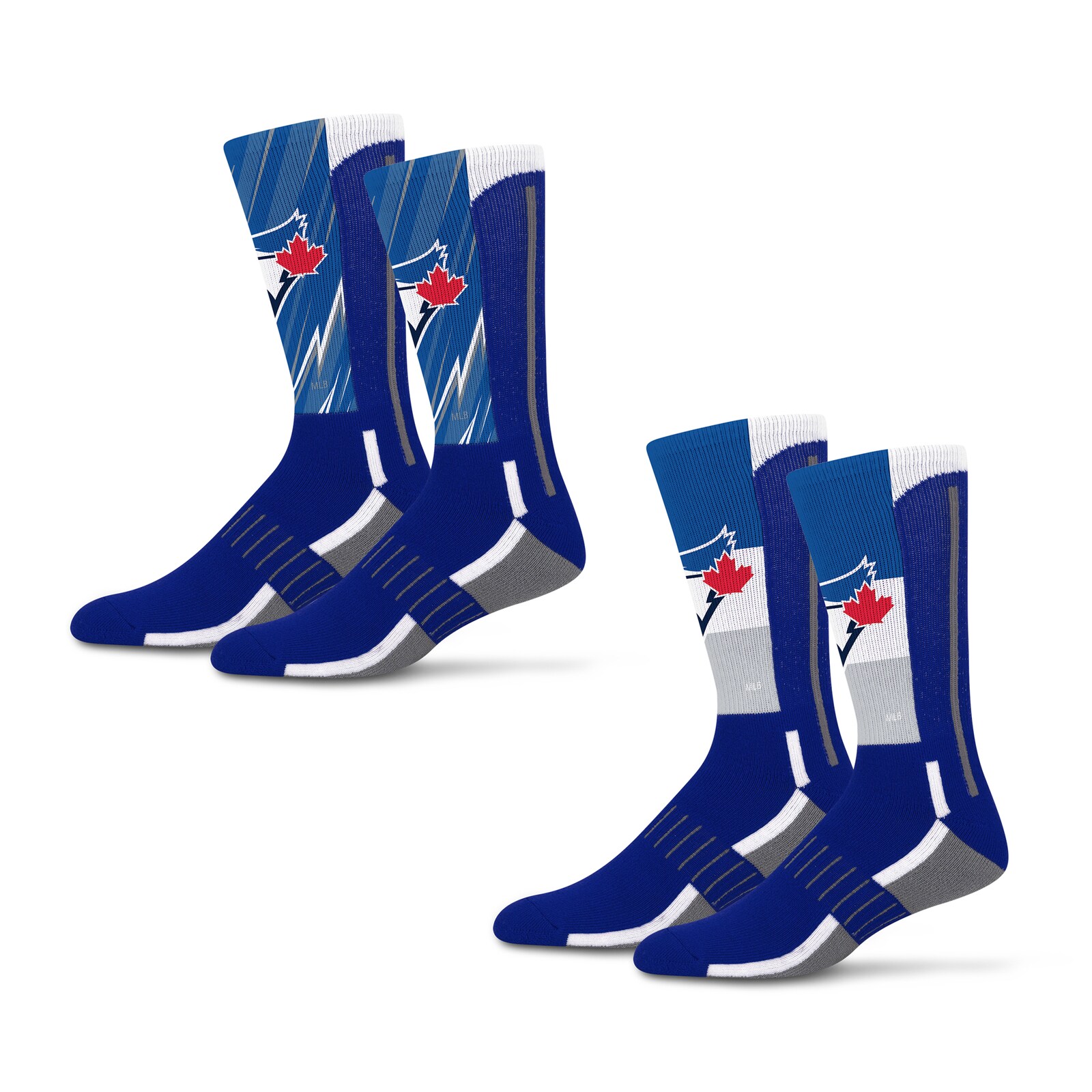 남녀공용 Toronto Blue Jays Starter Big Energy Neo 크루 양말 2팩 세트