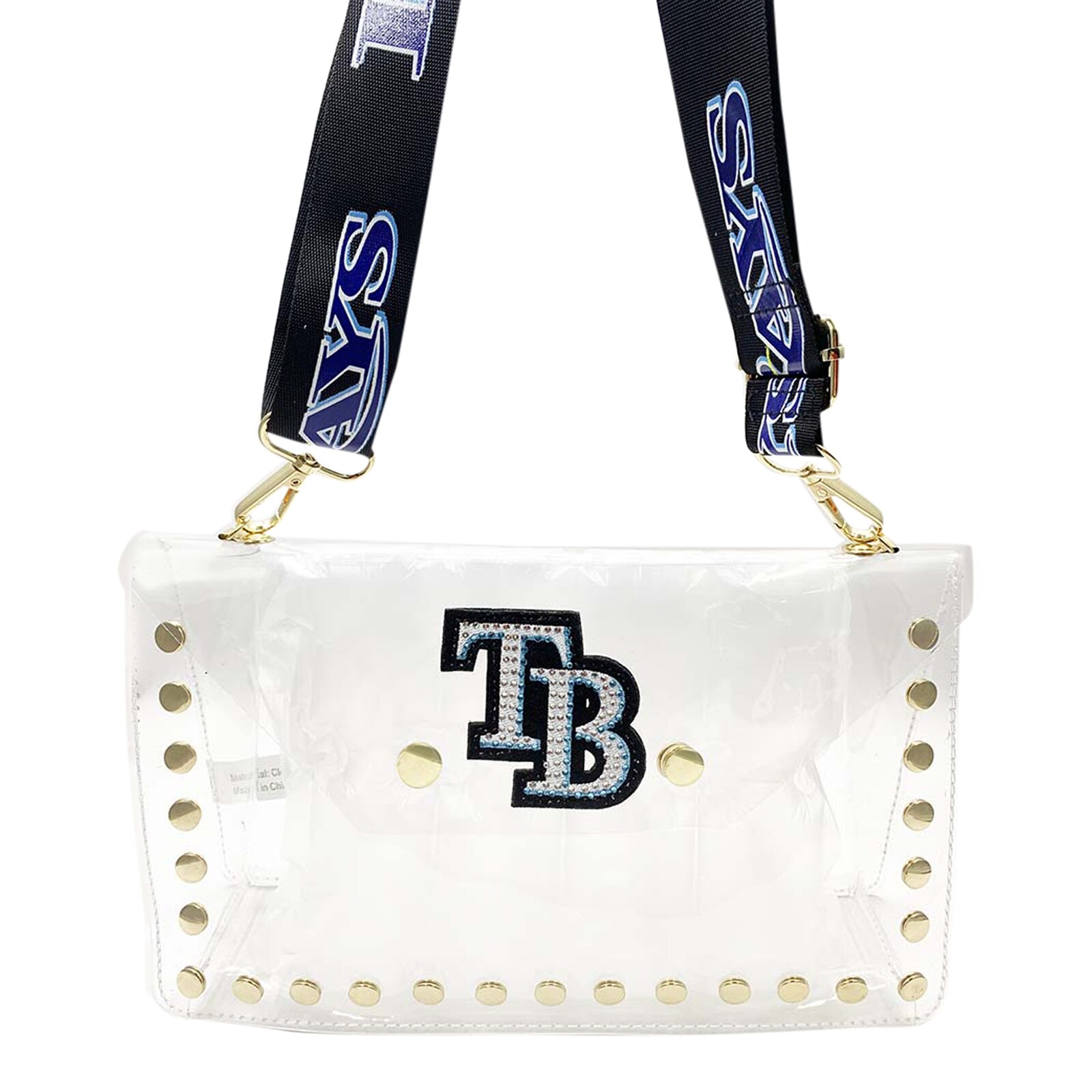 Tampa Bay Rays Cuce 크리스털 클리어 엔벌로프 크로스바디 백