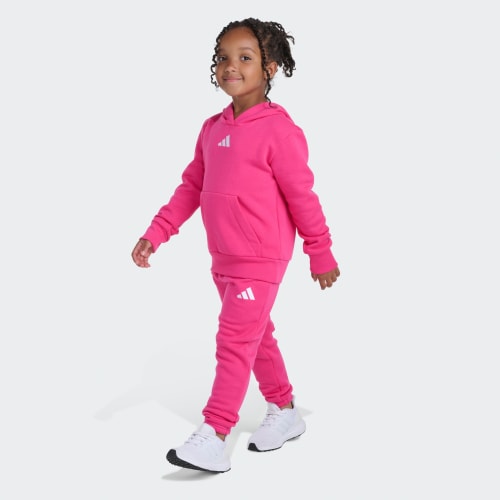 2-Piece Long Sleeve Fleece Pullover & Jogger Set 상세 이미지 3