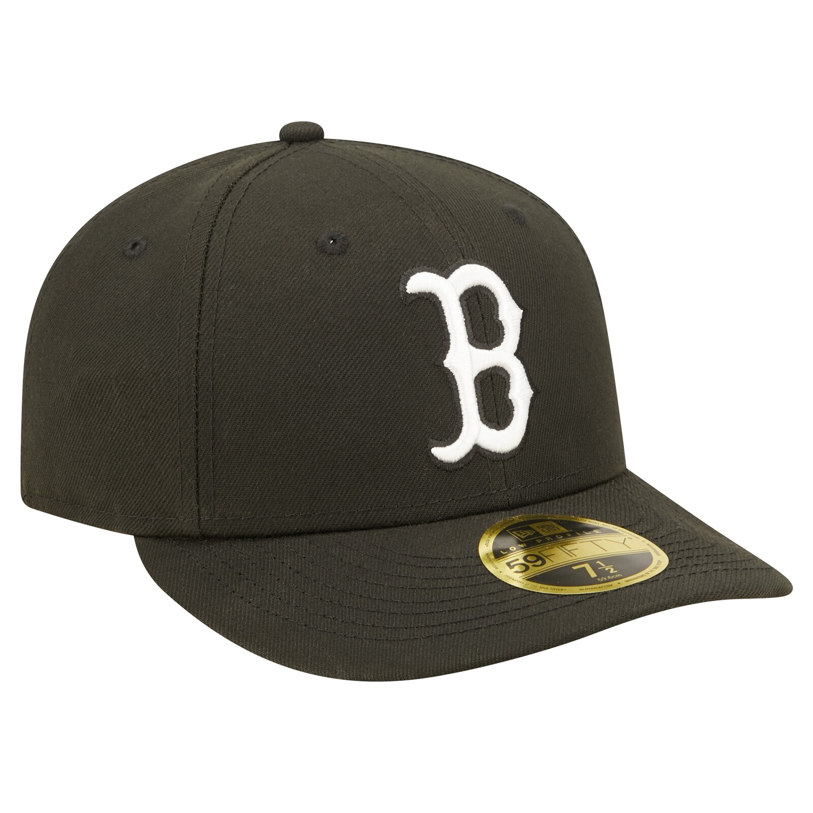 남성용 Boston Red Sox New Era 블랙 로우 프로파일 59FIFTY 피티드 모자 상세 이미지 4