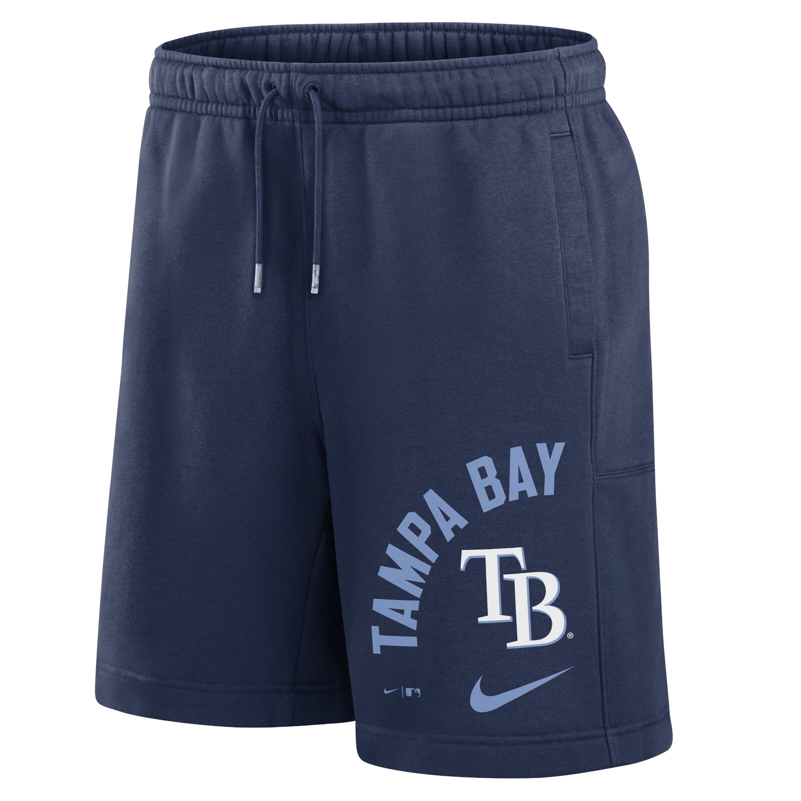 남성용 Tampa Bay Rays 네이비 아치형 키커 반바지 상세 이미지 3