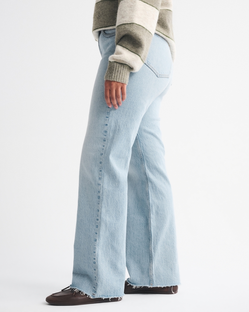 Curve Love High Rise 90s Relaxed Raw Hem Jean 상세 이미지 5