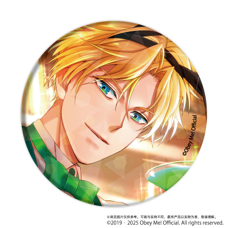 (1BOX=7)(Goods - Badge) Obey Me! 홀로그램 버튼 배지 (65mm) 08 (공식 일러스트) 상세 이미지 5