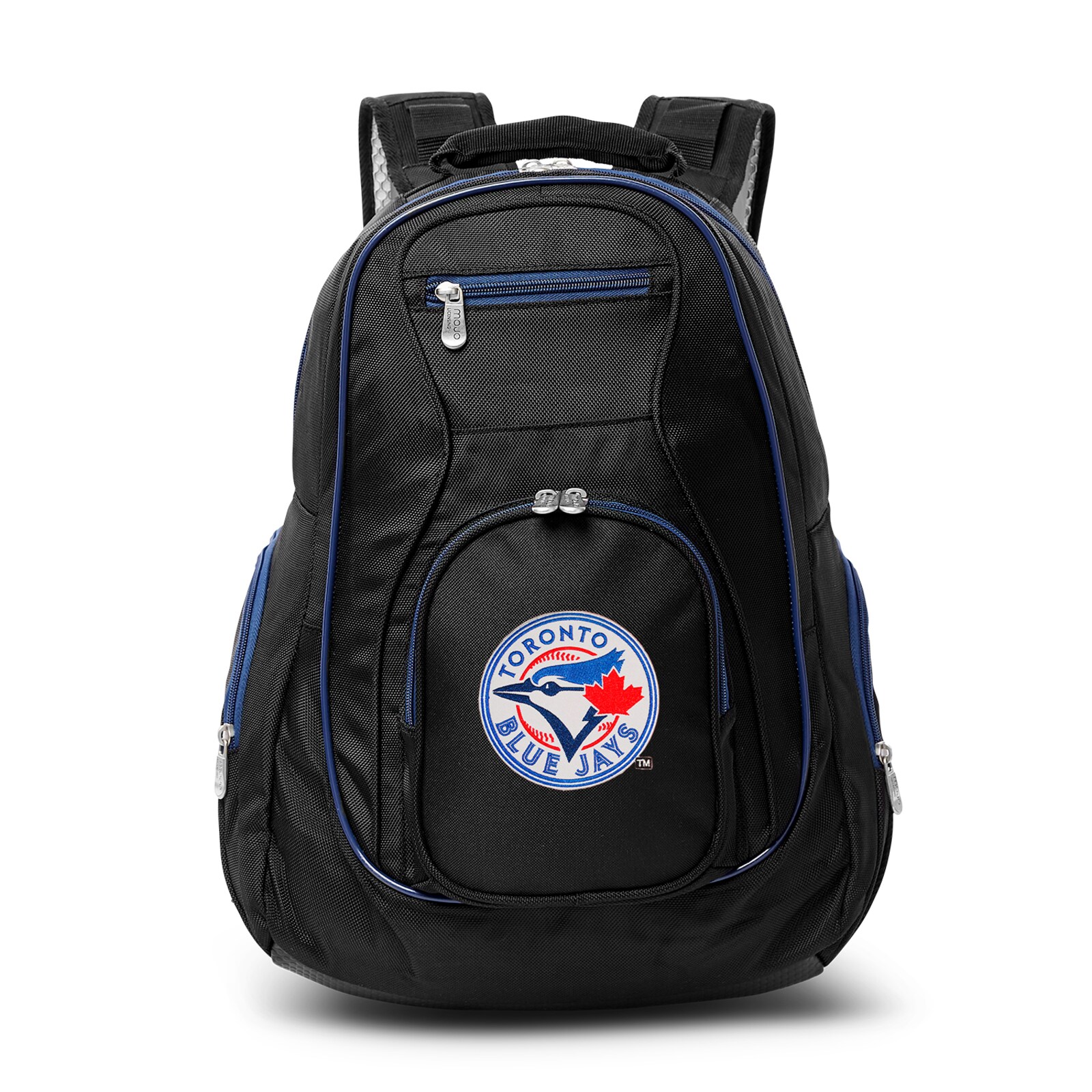 Toronto Blue Jays MOJO 블랙 트림 컬러 노트북 백팩 상세 이미지 2
