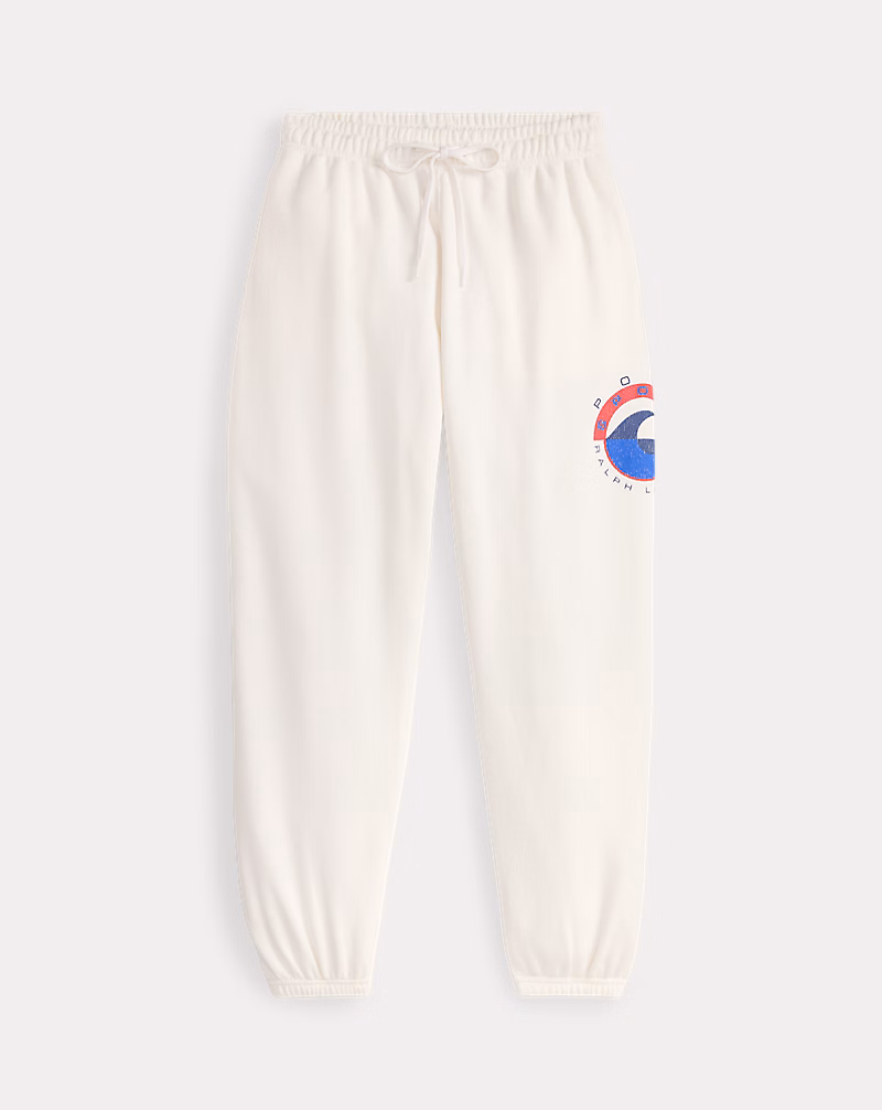 웨이브 로고 경량 플리스 스웨트팬츠 상세 이미지 2