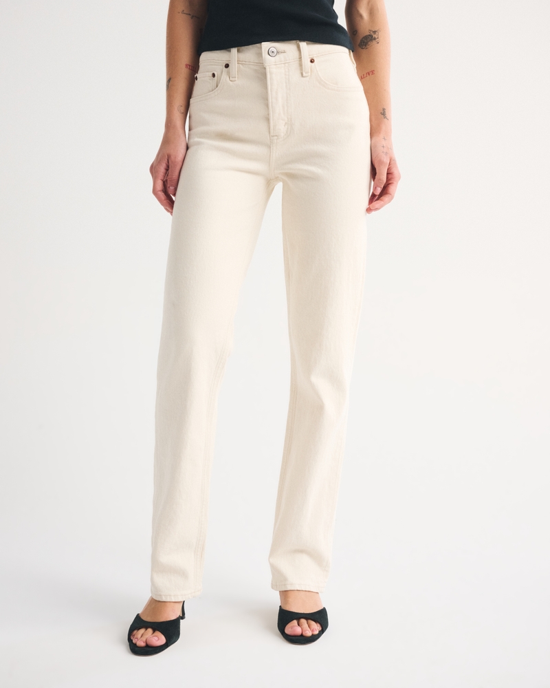 High Rise 90s Straight Jean 상세 이미지 2