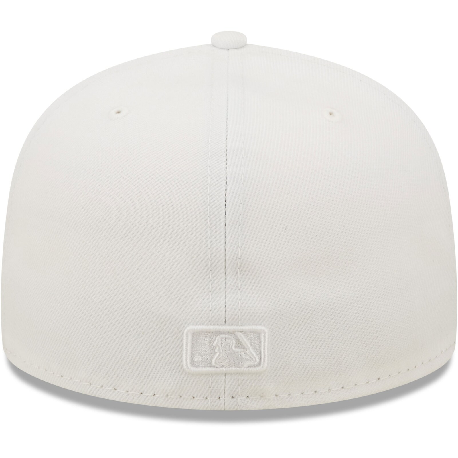 남성용 보스턴 레드삭스 New Era 화이트 온 화이트 59FIFTY 피티드 모자 상세 이미지 5