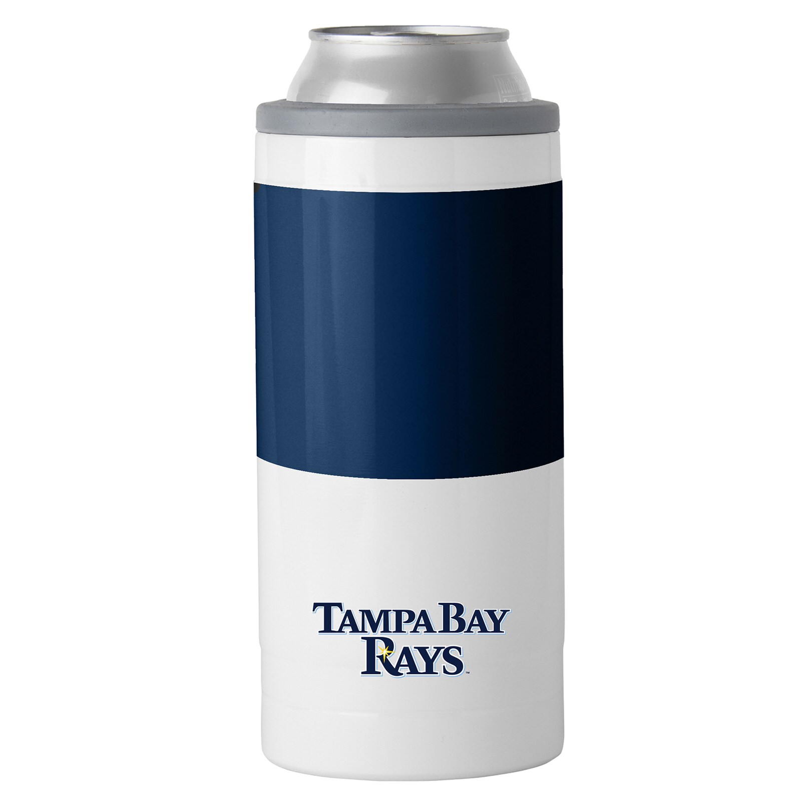 Tampa Bay Rays 12온스 컬러블록 슬림 캔 쿨러 상세 이미지 3