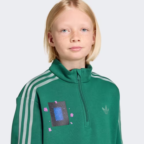 ADIDAS MINECRAFT LOOSE HALFZIP CREW Sweatshirt 상세 이미지 5