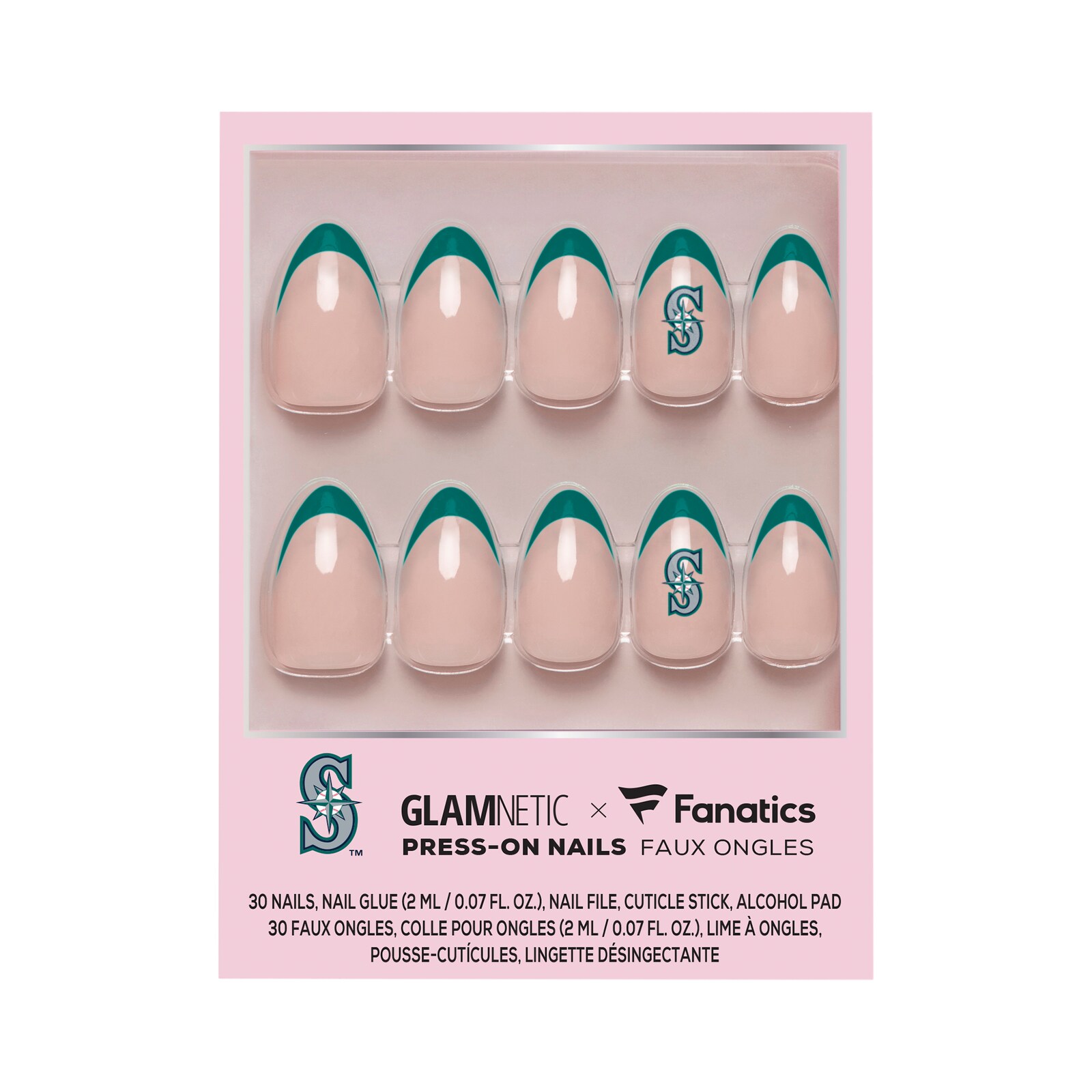 Seattle Mariners Glamnetic x Fanatics 네일 키트