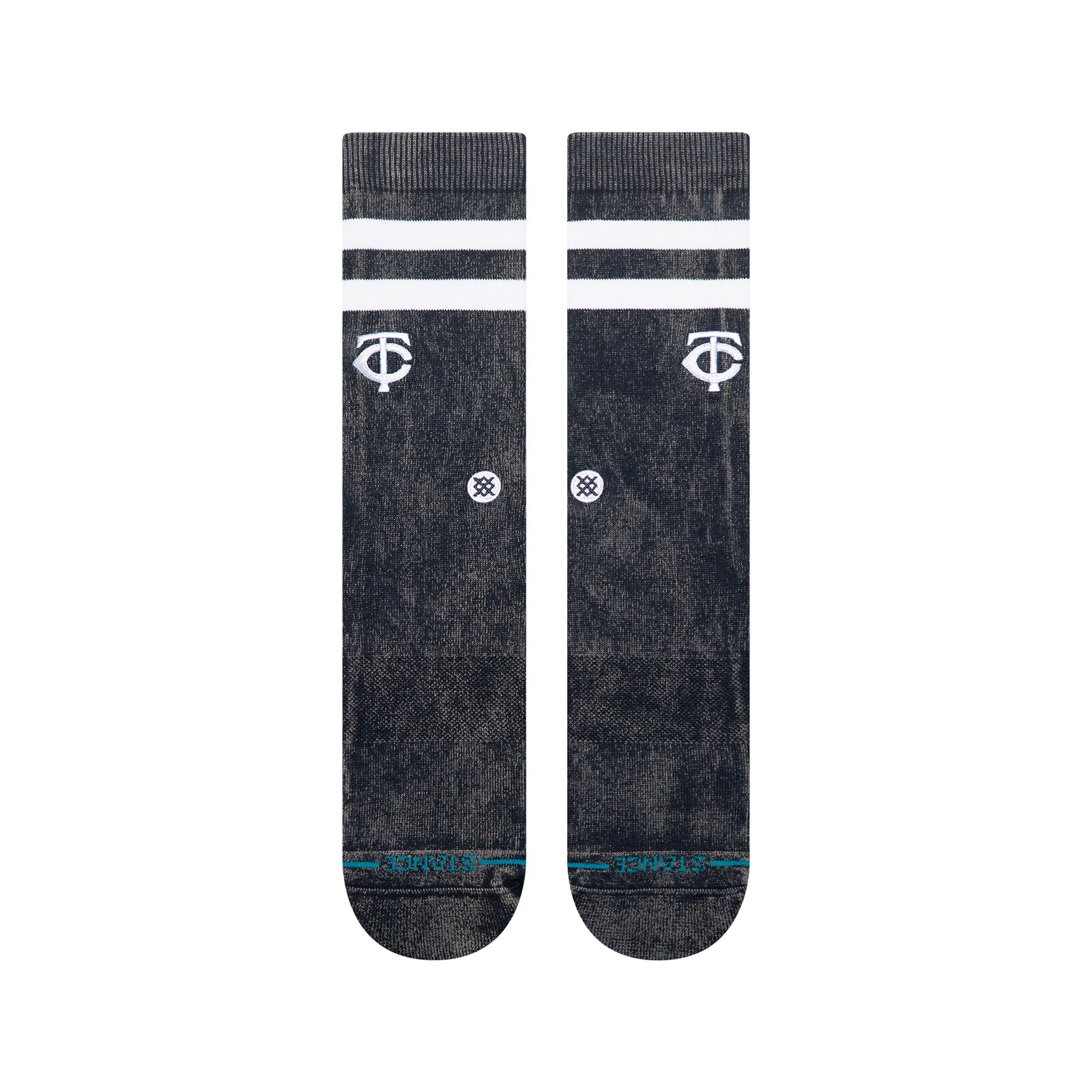 남녀공용 Minnesota Twins Stance 네이비 Rotation 크루 삭스 상세 이미지 3