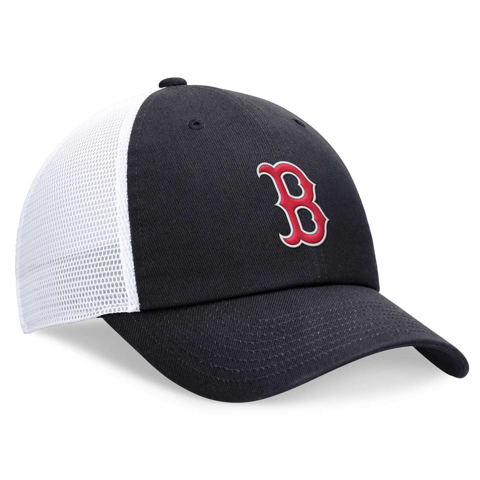 남성용 Boston Red Sox Nike 네이비 Club Trucker 조절식 모자 상세 이미지 4