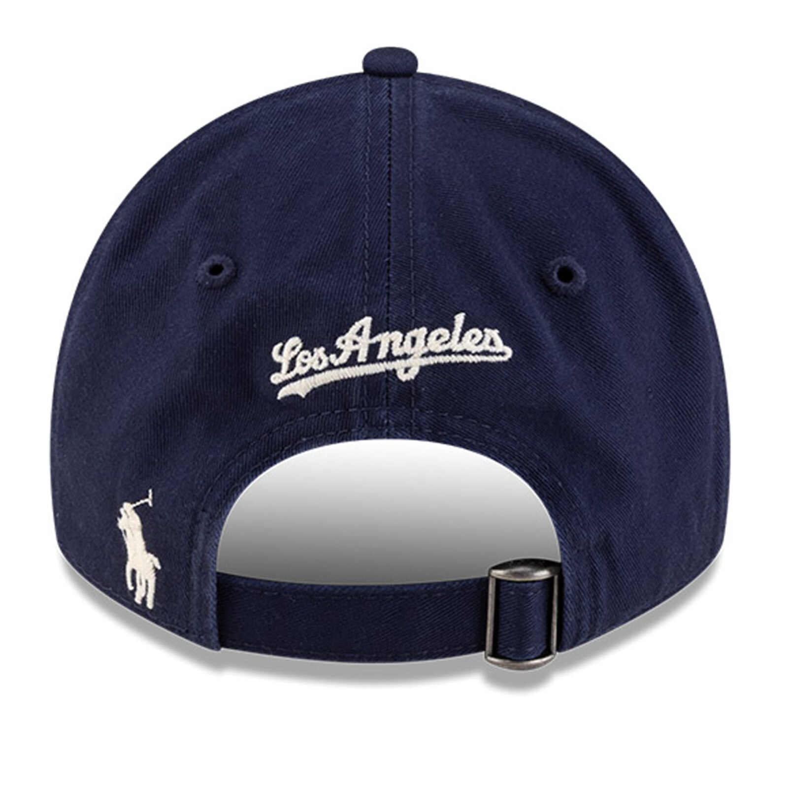 남성용 Los Angeles Dodgers New Era x Ralph Lauren 네이비 9TWENTY 조절식 모자 상세 이미지 5