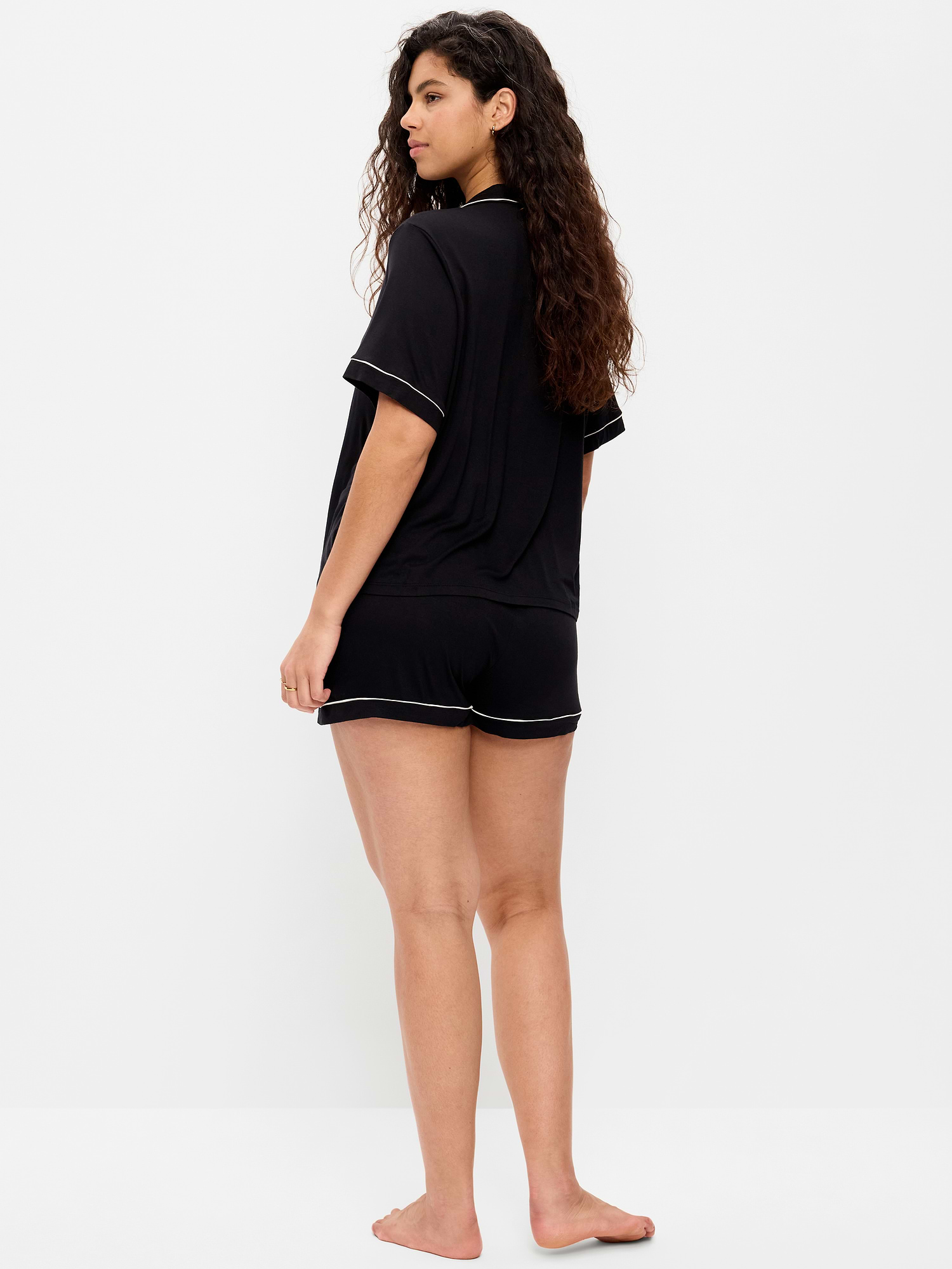 Sunday Sleep Knit Jersey Short Set 상세 이미지 6