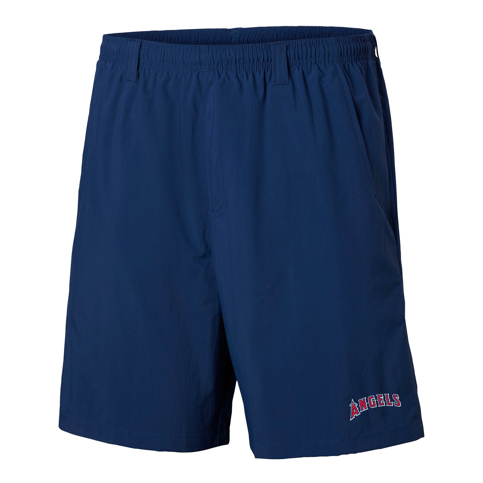 남성용 Los Angeles Angels Columbia 네이비 PFG Backcast III 워터 쇼츠 상세 이미지 2