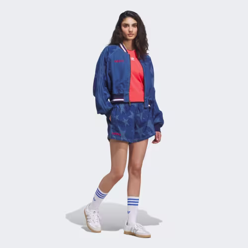 Denim Graphic Varsity Shorts 상세 이미지 3