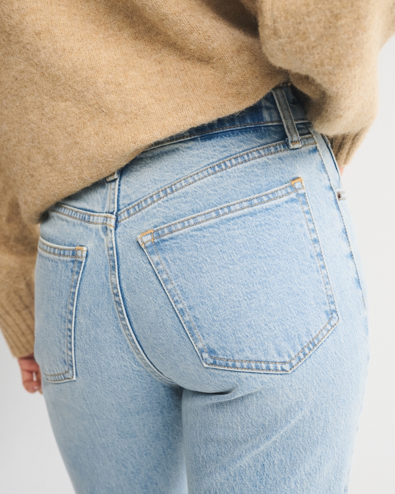 High Rise 90s Relaxed Raw Hem Jean 상세 이미지 6