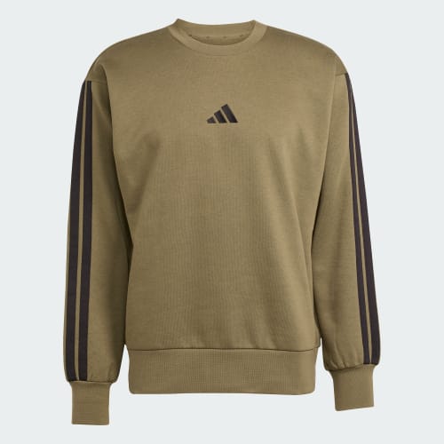 Essentials 3-Stripes Fleece Sweatshirt 상세 이미지 4