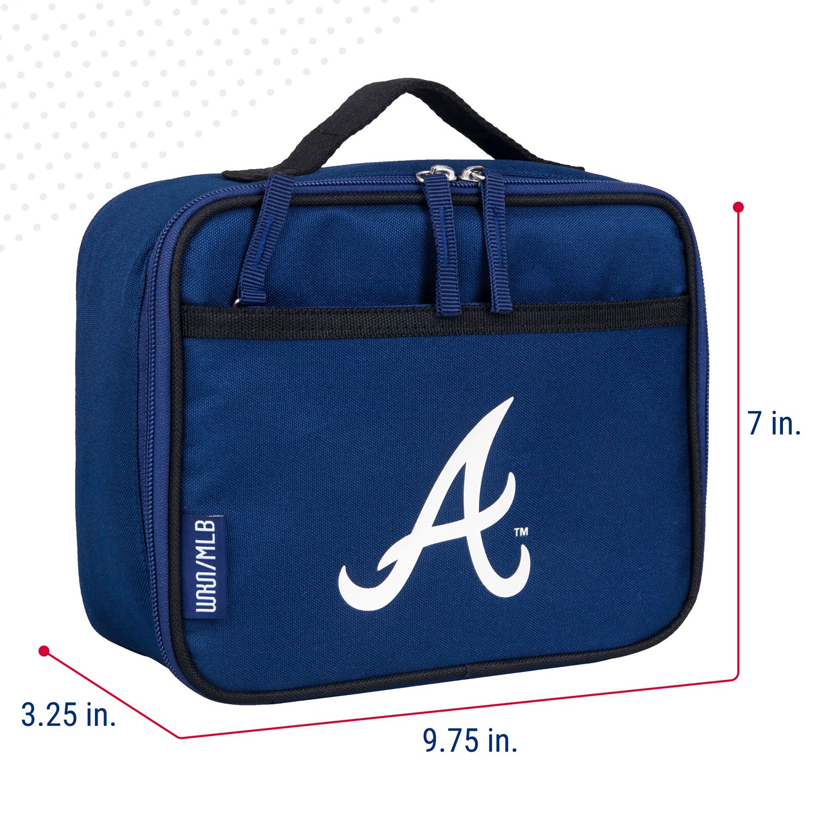 Atlanta Braves Wildkin 도시락 가방 & 백팩 2종 세트 상세 이미지 9