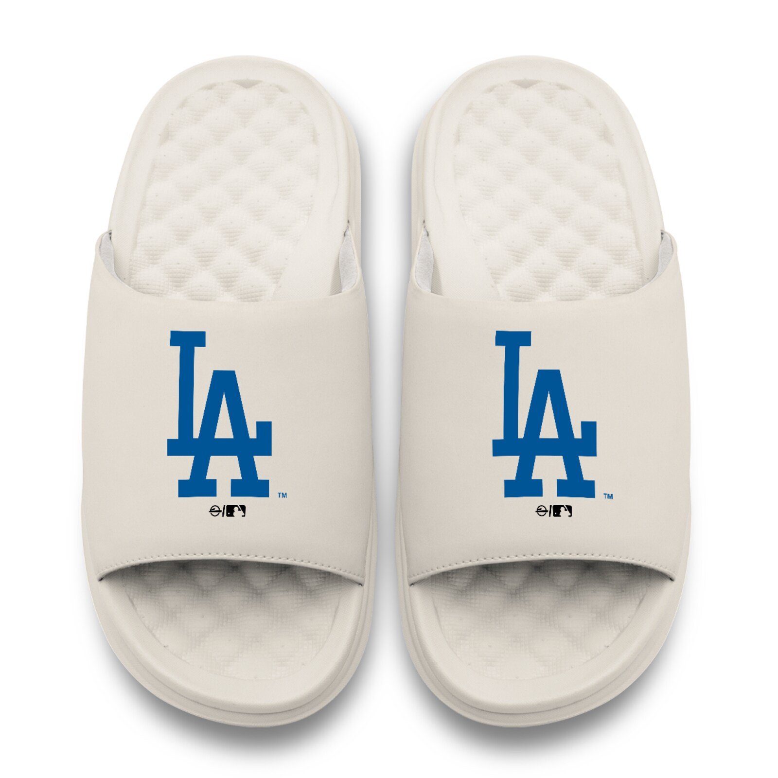 유소년 Los Angeles Dodgers ISlide 크림 얼터네이트 모티브 슬라이드 샌들 상세 이미지 3