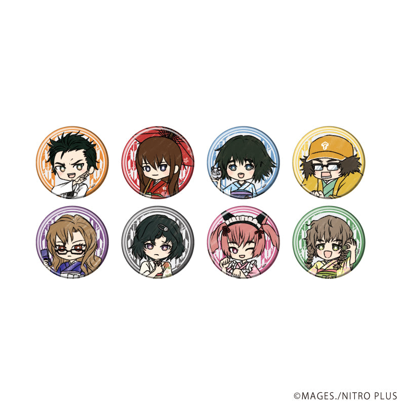 (1BOX=8)(굿즈 - 배지) STEINS;GATE 버튼 배지 02 기모노 버전 (GraffArt)