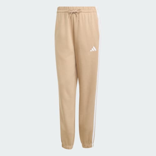 Essentials 3-Stripes Fleece Loose-Fit Pants 상세 이미지 4