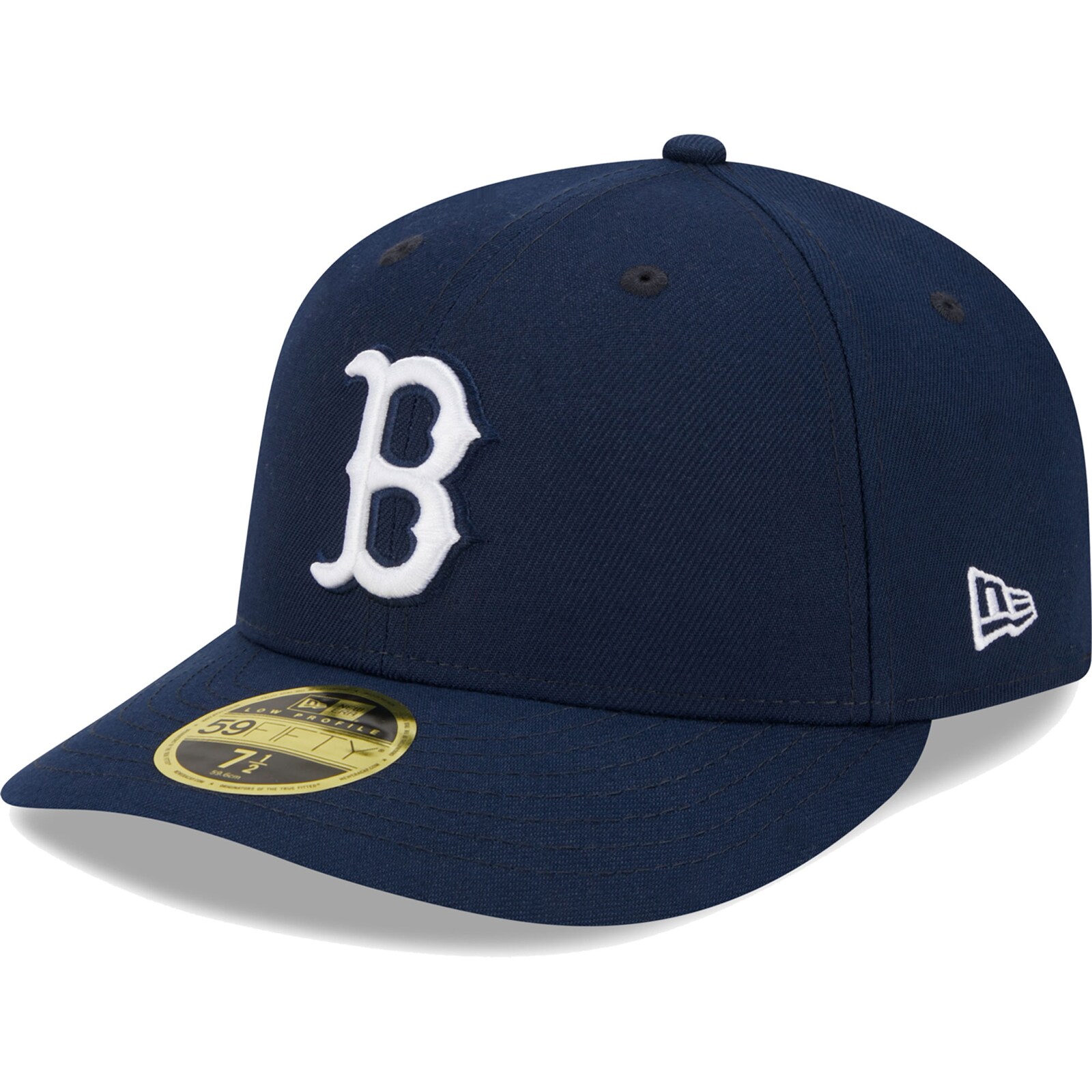 남성용 보스턴 레드삭스 New Era 네이비 오션사이드 로우 프로파일 59FIFTY 피티드 모자 상세 이미지 2