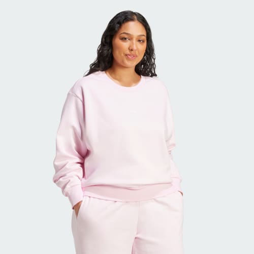 ESSENTIALS SMALL LOGO FEEL COZY SWEATSHIRT (PLUS SIZE) 상세 이미지 3