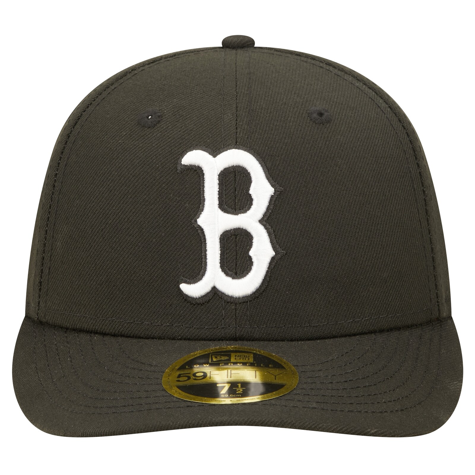 남성용 Boston Red Sox New Era 블랙 로우 프로파일 59FIFTY 피티드 모자 상세 이미지 3