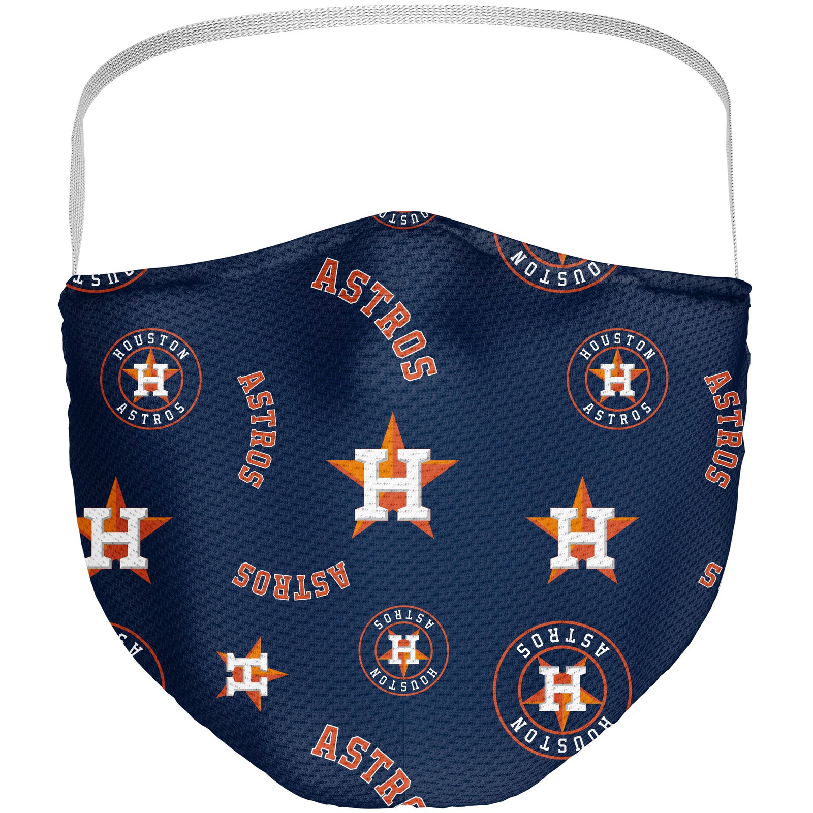성인용 Houston Astros 로고 패턴 페이스 커버링 3팩 상세 이미지 4