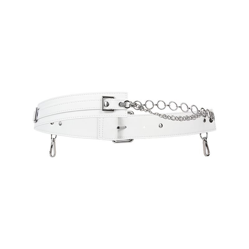 Hook Buckle 벨트 백 화이트 상세 이미지 4