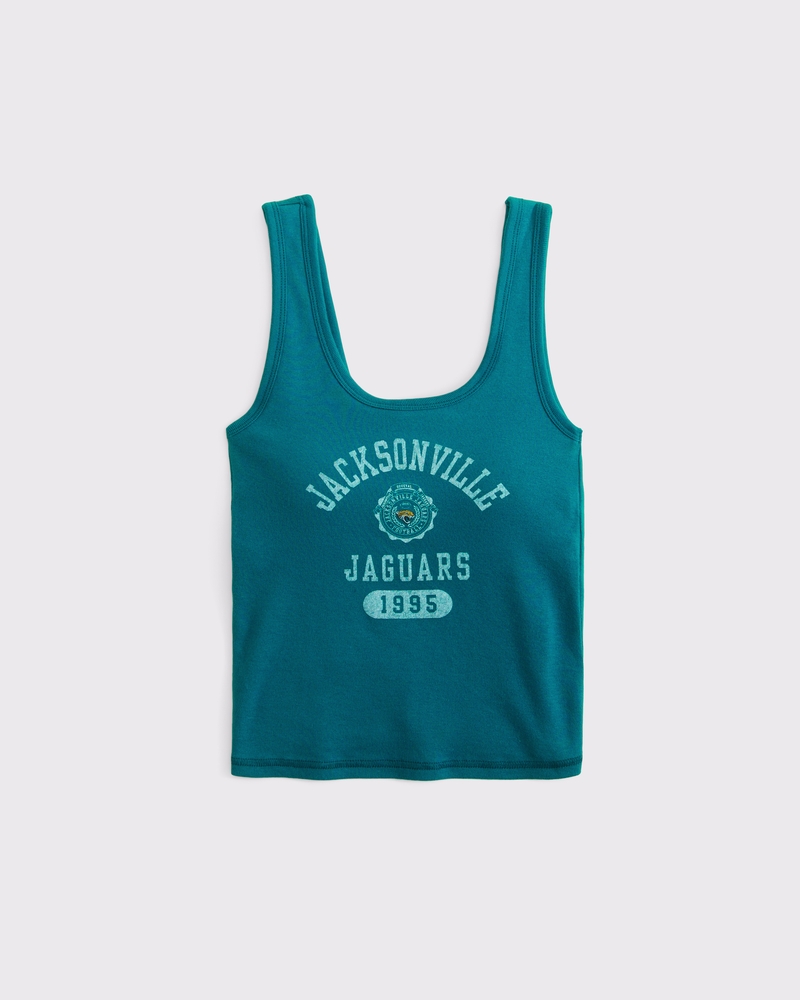 Jacksonville Jaguars Bra-Free Rib Scoopneck Tank 상세 이미지 7