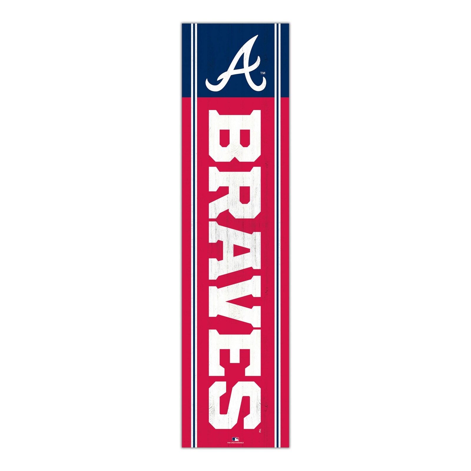 Atlanta Braves 48\" 팀명 및 로고 기대형 장식 상세 이미지 2