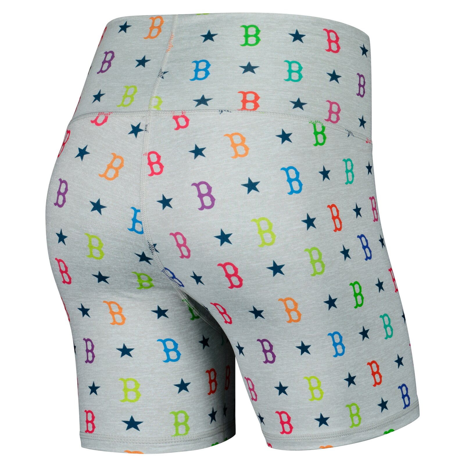 여성용 Boston Red Sox Terez 그레이 TLC Rainbow 반바지 상세 이미지 4