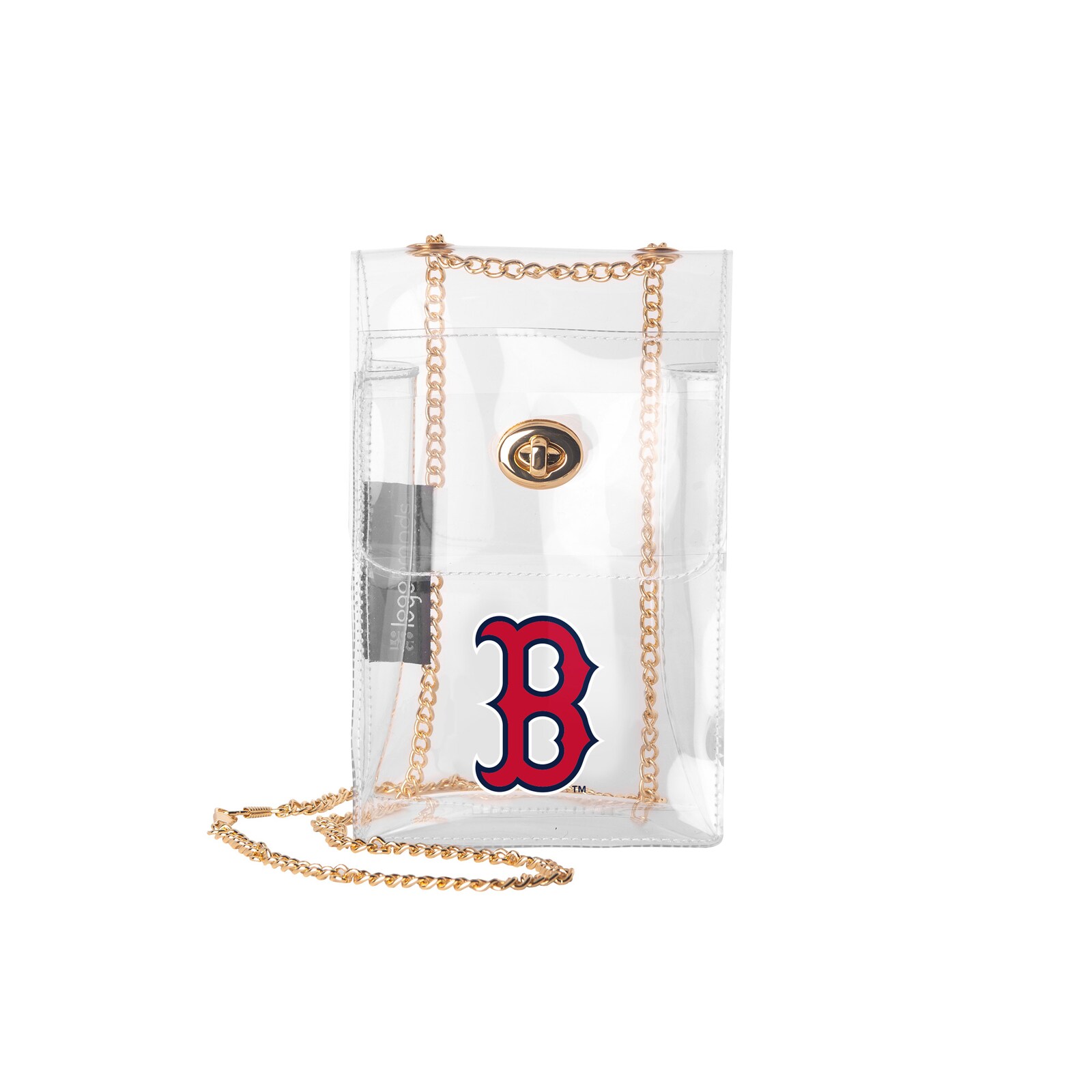 Logo Brands Boston Red Sox 클리어 에센셜 크로스바디 지갑