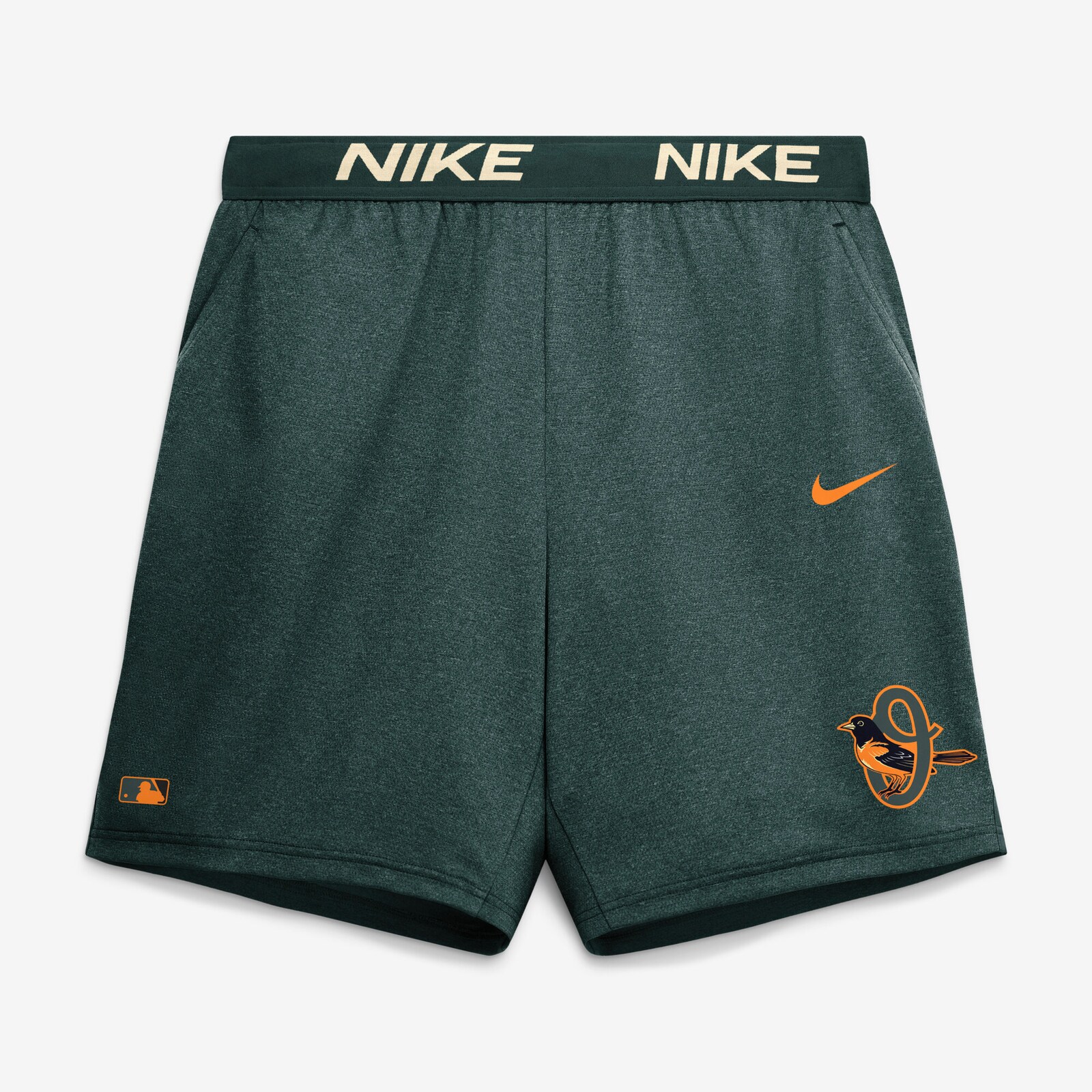 남성용 Baltimore Orioles Nike 그린 2026 시티 커넥트 정품 컬렉션 Dri-FIT 니트 반바지 상세 이미지 2