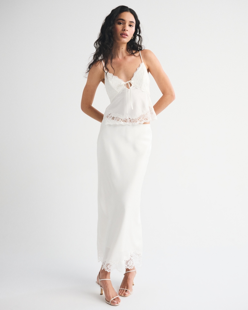 Bra-Free Lace Pieced Set Top 상세 이미지 2