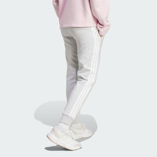 Essentials 3-Stripes Fleece Slim Pants 상세 이미지 2