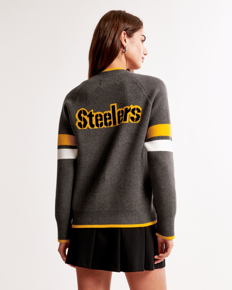 Pittsburgh Steelers LuxeLoft Cardigan 상세 이미지 3