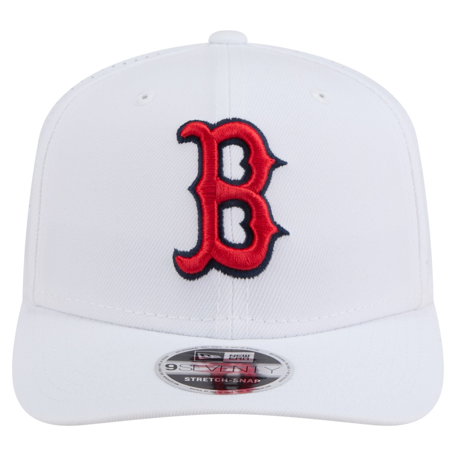 남성용 Boston Red Sox New Era 화이트 COOLERA 9SEVENTY 조절식 모자 상세 이미지 3