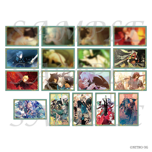 (1BOX=9)(상품 - 카드) NITRO CHiRAL 트레이딩 클리어 카드 - Lamento