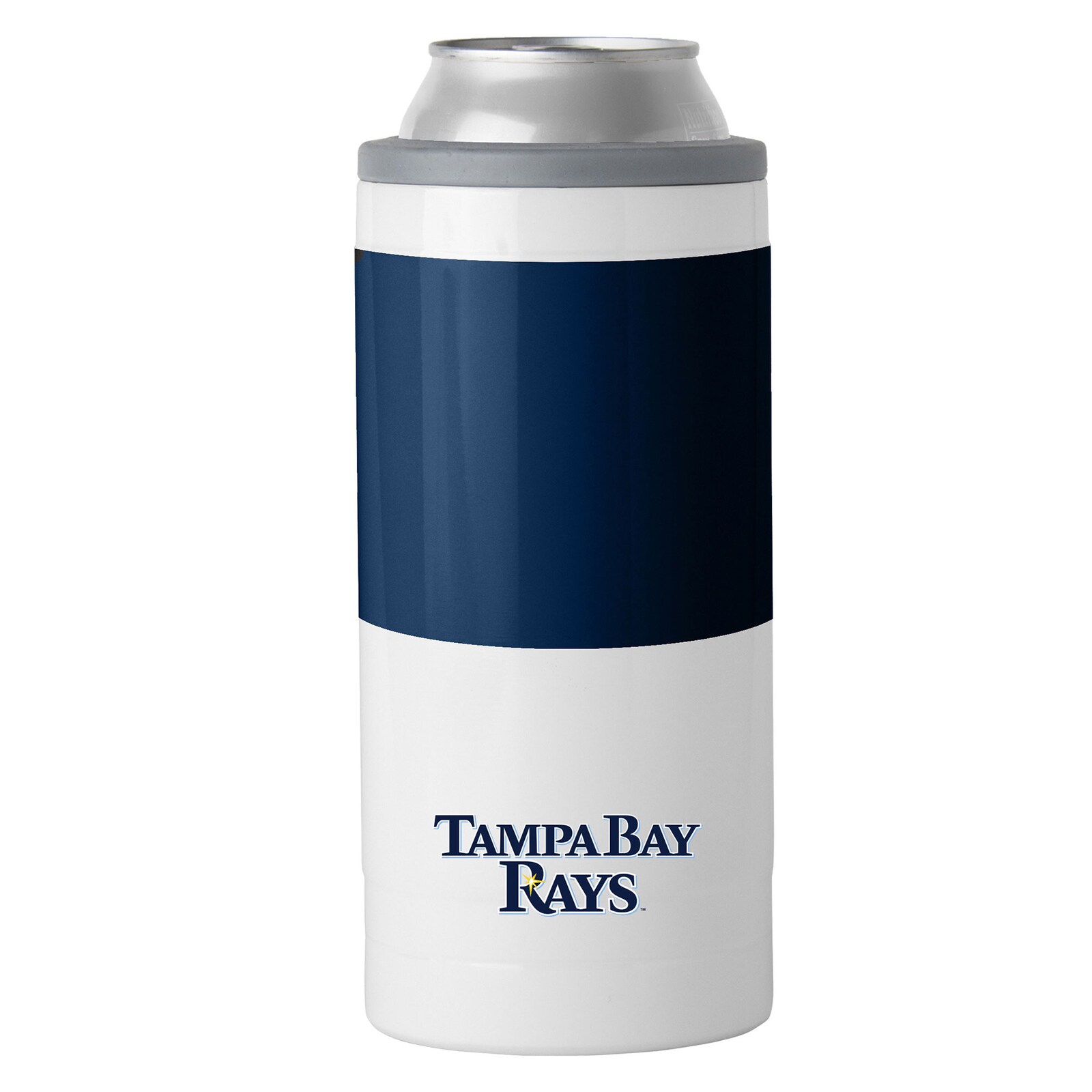 Tampa Bay Rays 12온스 팀 컬러블록 슬림 캔 쿨러 상세 이미지 3