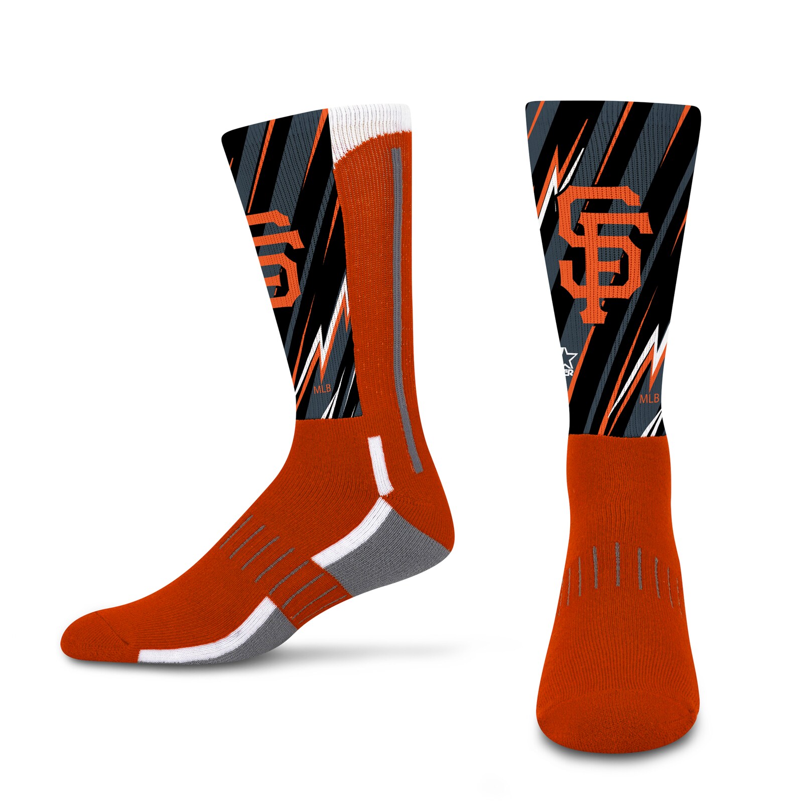 남녀공용 San Francisco Giants Starter Big Energy Neo 2팩 크루 양말 세트 상세 이미지 4