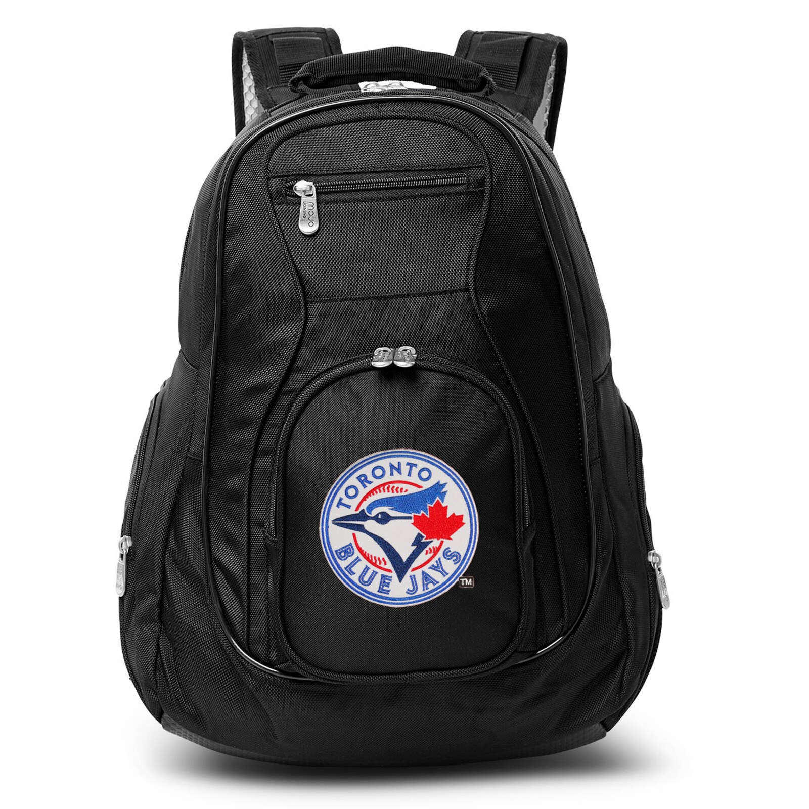 Toronto Blue Jays MOJO 블랙 19인치 노트북 여행 백팩 상세 이미지 2