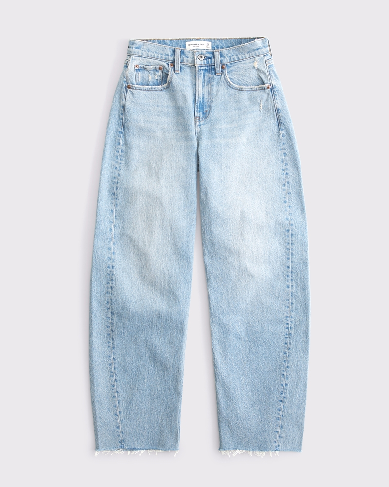 Curve Love High Rise Barrel Jean 상세 이미지 6