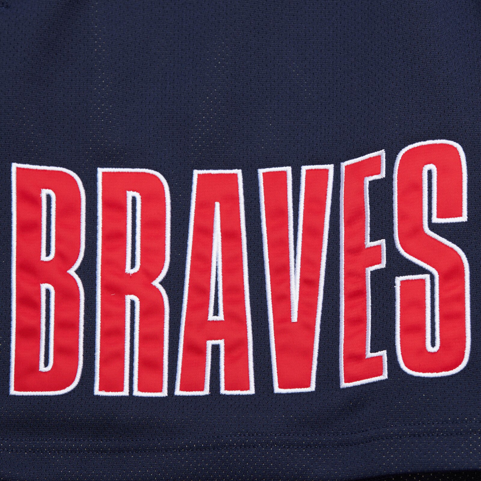 남성용 Atlanta Braves Mitchell & Ness 네이비 OG 2.0 패션 쇼츠 상세 이미지 5