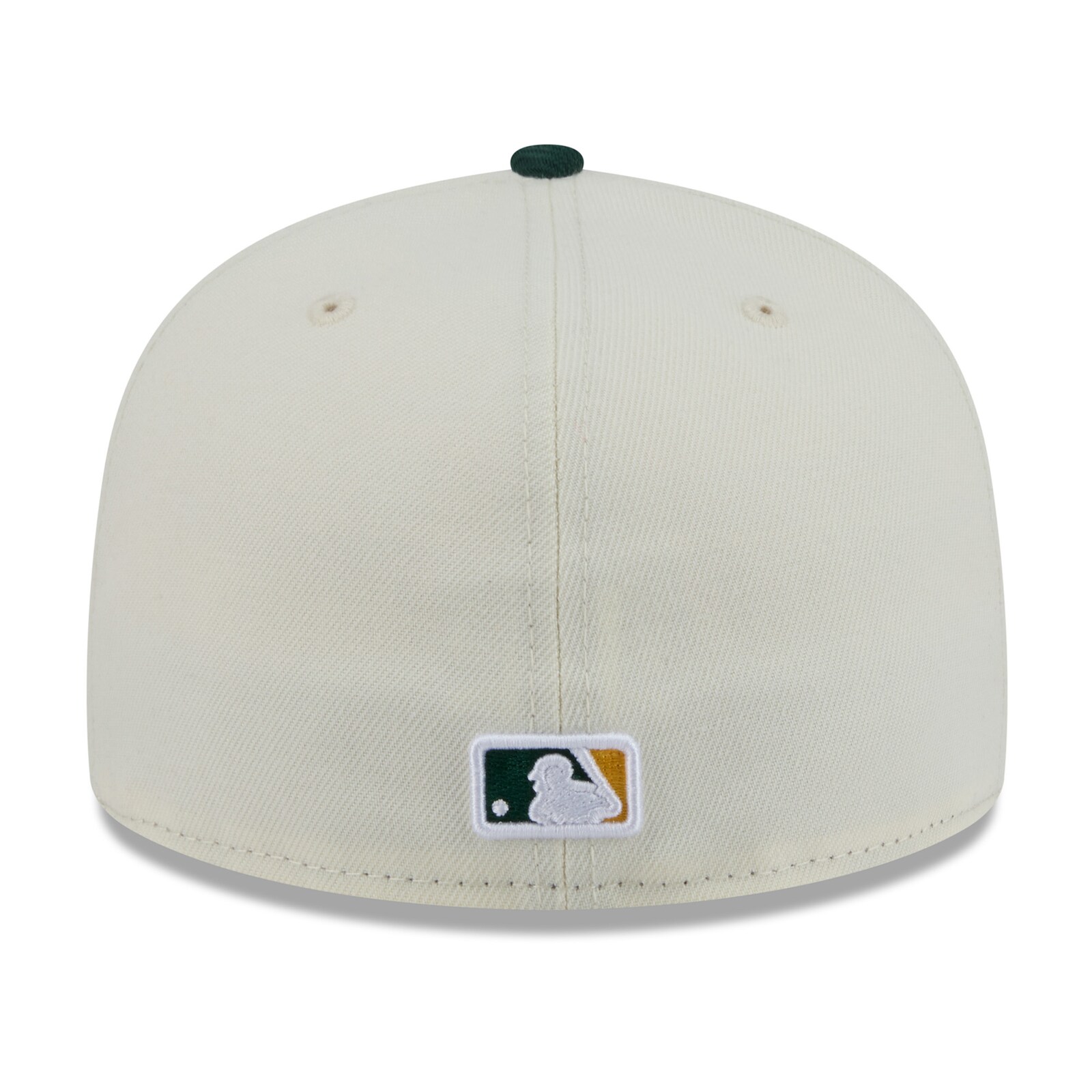 남성용 Athletics New Era 화이트/그린 Blossom 59FIFTY 피티드 모자 상세 이미지 5