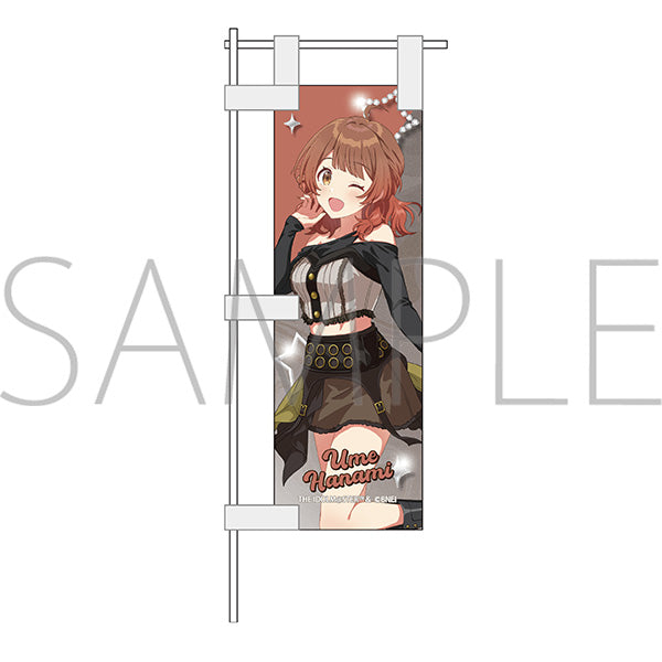 (Goods - Flag) 학원 iDOLM@STER 데스크 깃발 / 하나미 우메 ECLIPSE LIGHT